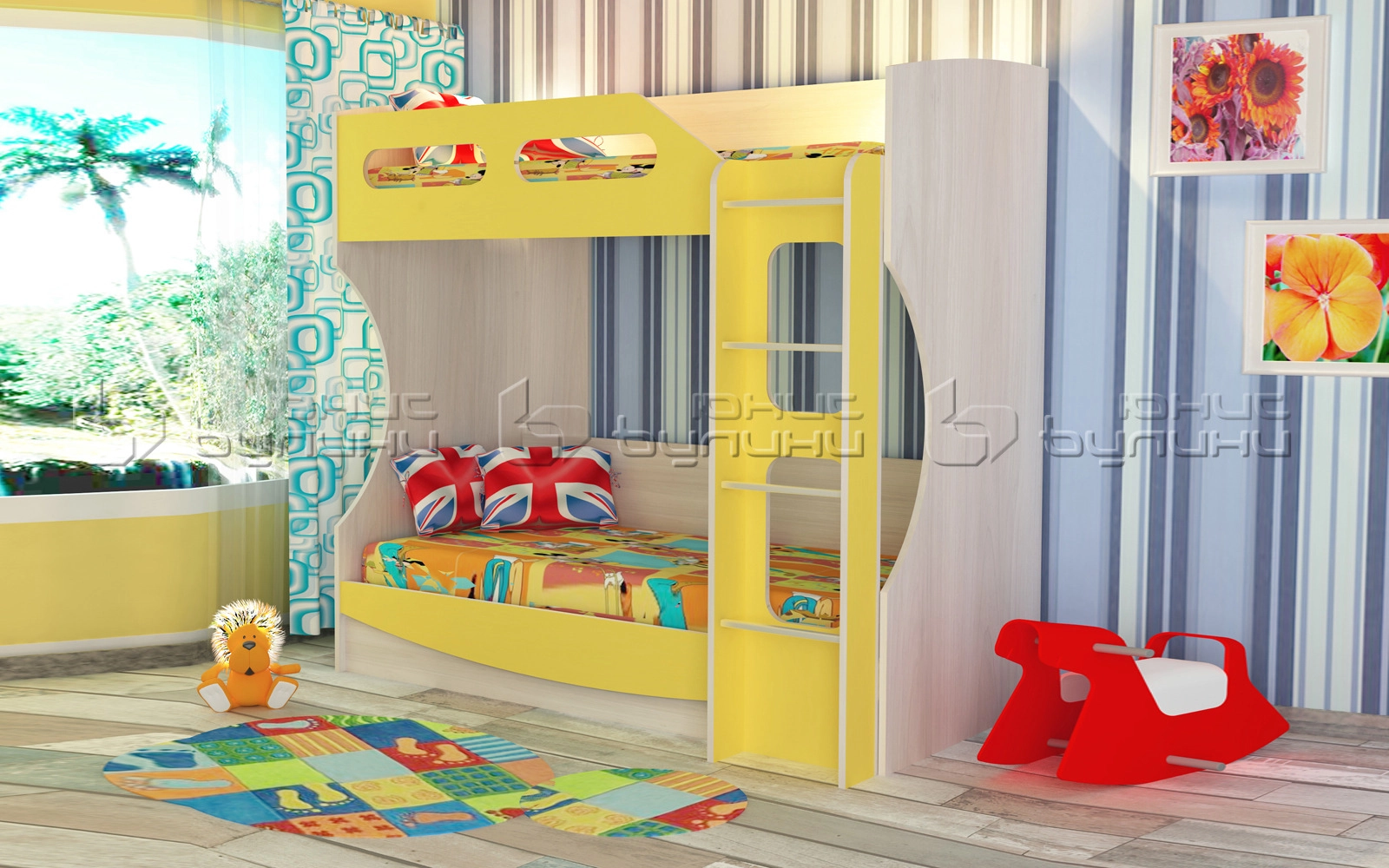 Двуетажно легло